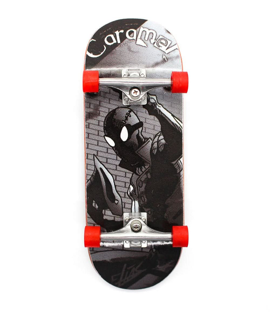 Lao x Caramel Spider Man Deck by Caramel Fingerboards