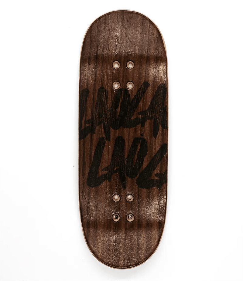 Lao Dark Hoodie Fingerboard Deck - Caramel Fingerboards - Fingerboard store