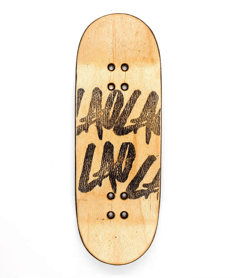 Lao F Fingerboard Deck - Caramel Fingerboards - Fingerboard store