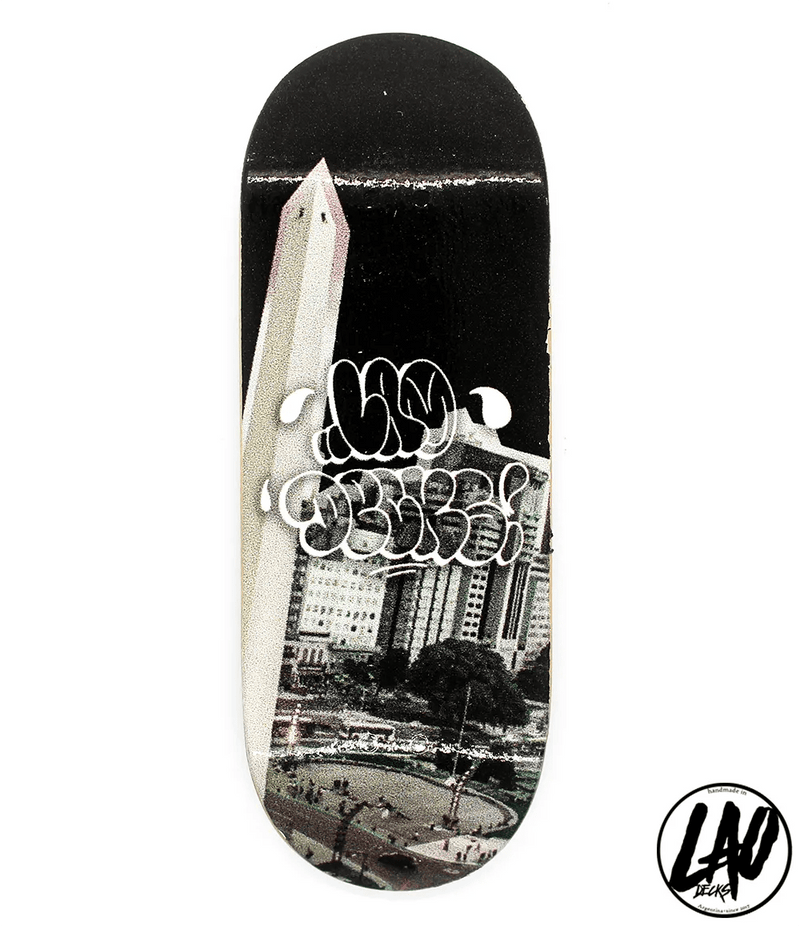 Lao Obelisk Fingerboard Deck - Caramel Fingerboards - Fingerboard store