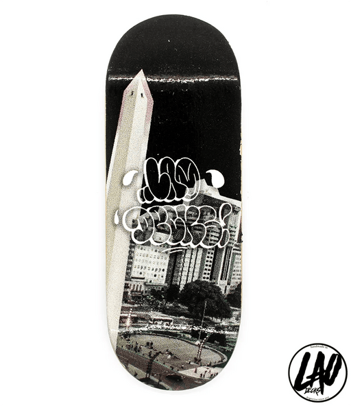 Lao Obelisk Fingerboard Deck - Caramel Fingerboards - Fingerboard store