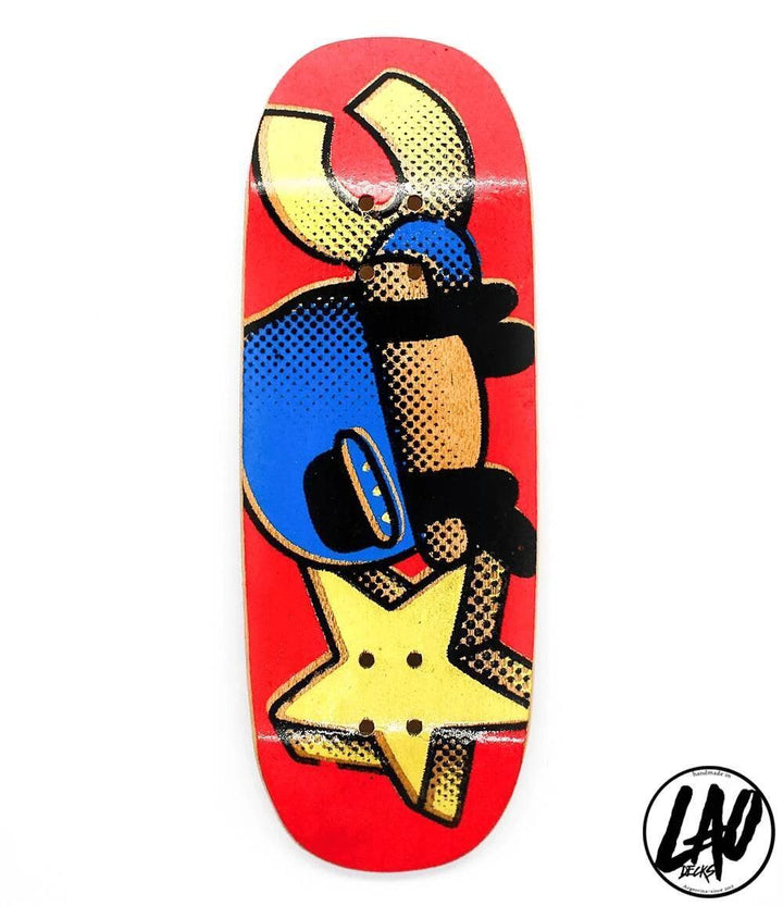 Lao Star Fingerboard Deck 33.5mm - Caramel Fingerboards - Fingerboard store
