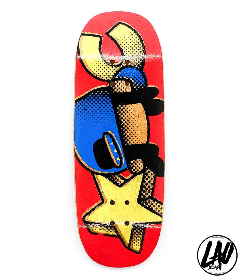 Lao Star Fingerboard Deck 33.5mm - Caramel Fingerboards - Fingerboard store