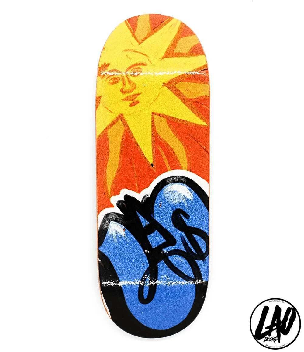 Lao Sun Fingerboard Deck - Caramel Fingerboards - Fingerboard store