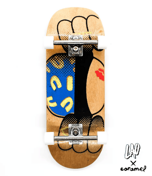 Lao x Caramel Kiss Complete Fingerboards 34mm - Caramel Fingerboards - Fingerboard store