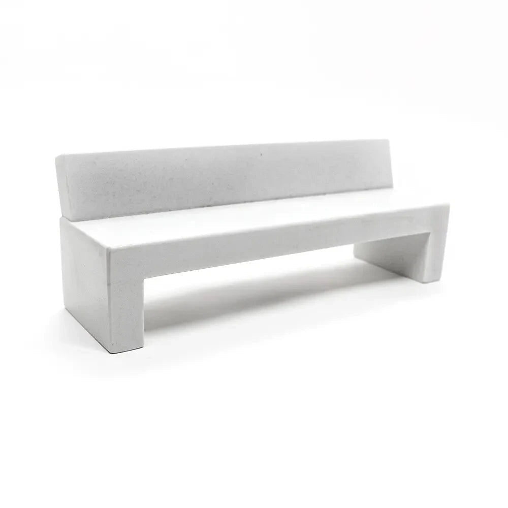 Long Resin Marble Fingerboard Bench With Backrest - Caramel Fingerboards - Fingerboard store