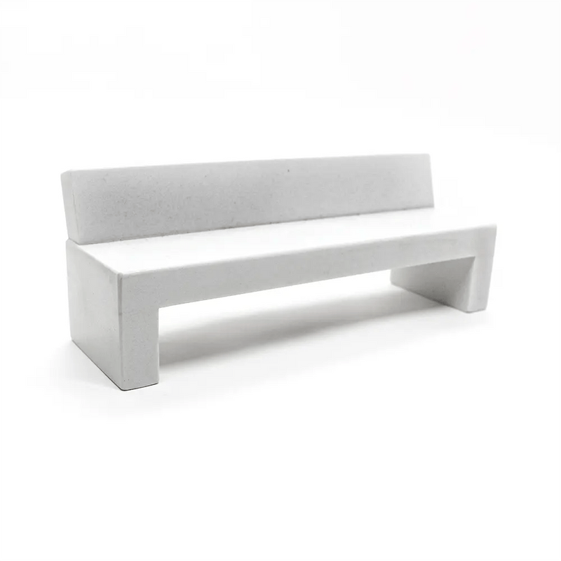 Long Resin Marble Fingerboard Bench With Backrest - Caramel Fingerboards - Fingerboard store