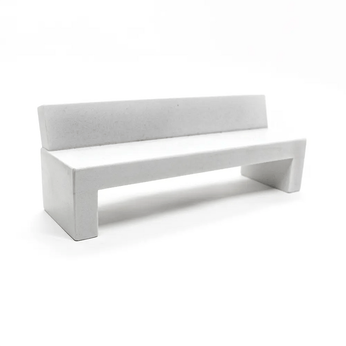 Long Resin Marble Fingerboard Bench With Backrest - Caramel Fingerboards - Fingerboard store