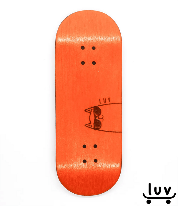 Luv Cat Fingerboard Deck 33mm - Caramel Fingerboards - Fingerboard store