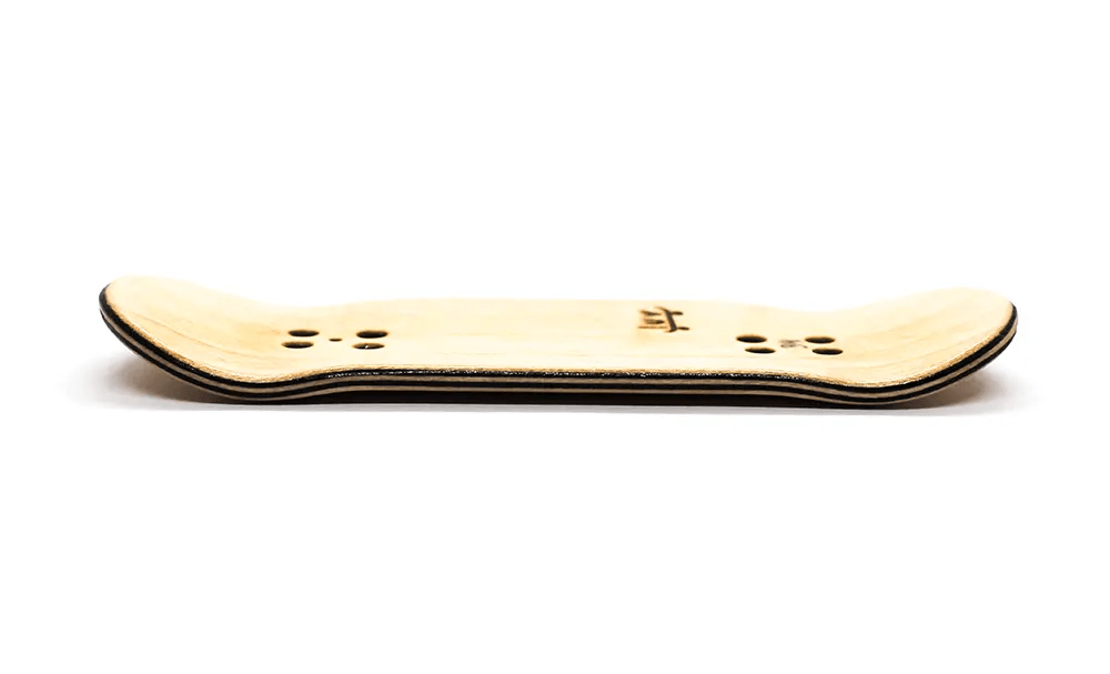Luv Engraved Logo Fingerboard Deck 34mm - Caramel Fingerboards - Fingerboard store