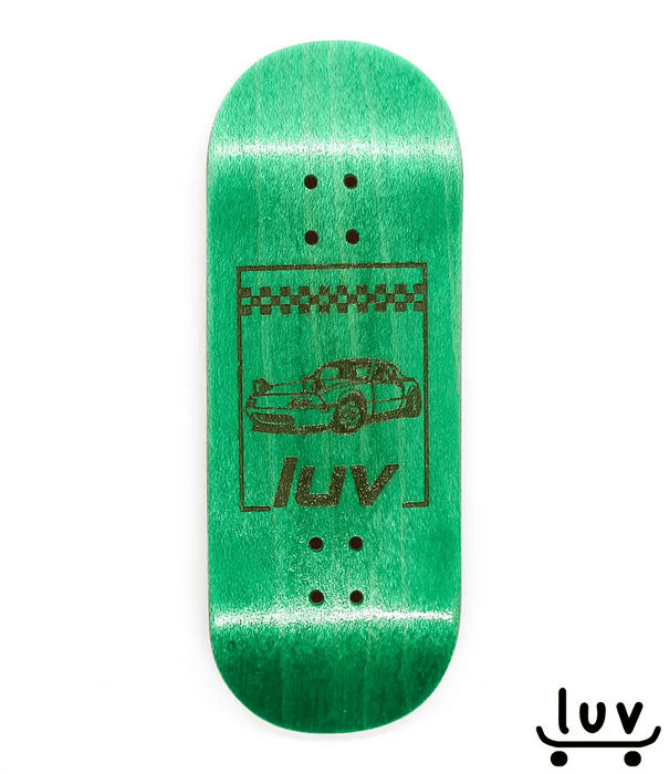 Luv Green Car Fingerboard Deck 34mm - Caramel Fingerboards - Fingerboard store