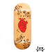 Luv Heart Fingerboard Deck - Caramel Fingerboards - Fingerboard store