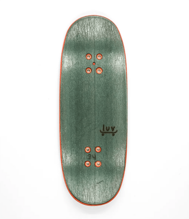 Luv In Space Fingerboard Deck 34mm - Caramel Fingerboards - Fingerboard store