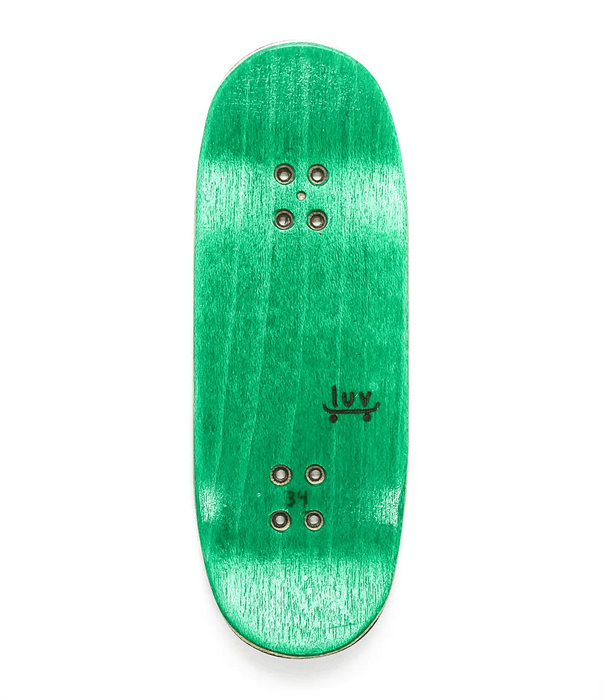 Luv love Fingerboard Deck 34mm - Caramel Fingerboards - Fingerboard store