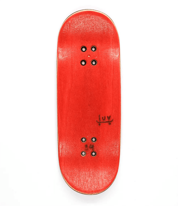 Luv Red Car Fingerboard Deck 34mm - Caramel Fingerboards - Fingerboard store