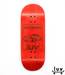 Luv Red Car Fingerboard Deck 34mm - Caramel Fingerboards - Fingerboard store