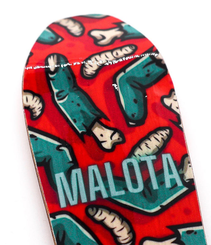 Malota Fingers Old School Fingerboard Deck 37mm - Caramel Fingerboards - Fingerboard store