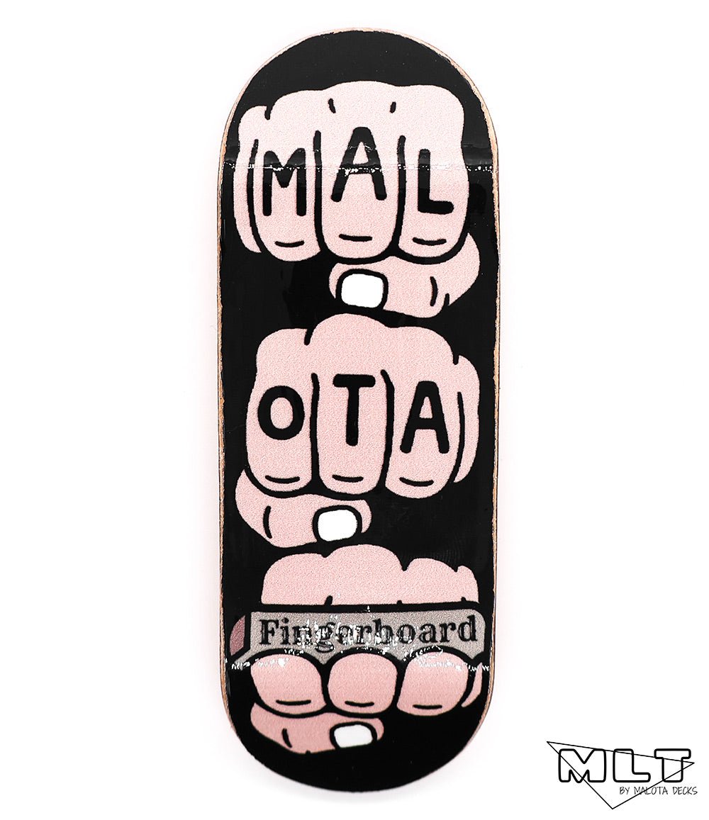 Malota Fist Fingerboard Deck 34mm - Caramel Fingerboards - Fingerboard store
