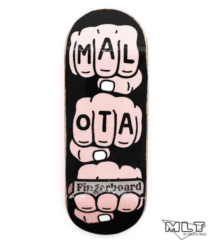Malota Fist Fingerboard Deck 34mm - Caramel Fingerboards - Fingerboard store
