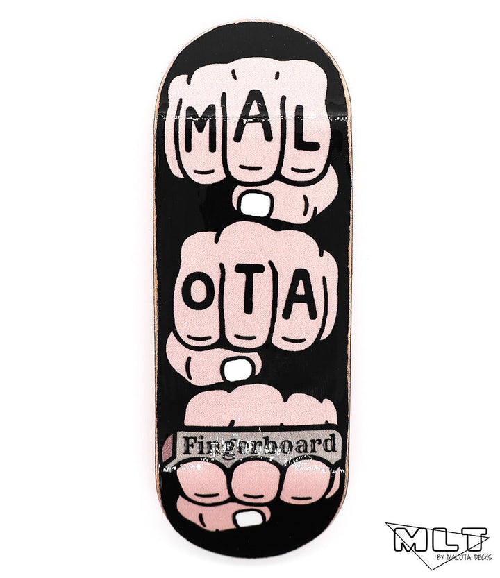 Malota Fist Fingerboard Deck 34mm - Caramel Fingerboards - Fingerboard store