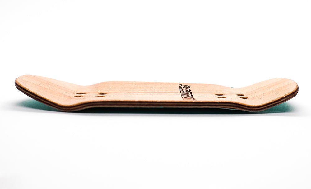 Malota Skull Blast Old School Fingerboard Deck 37mm - Caramel Fingerboards - Fingerboard store