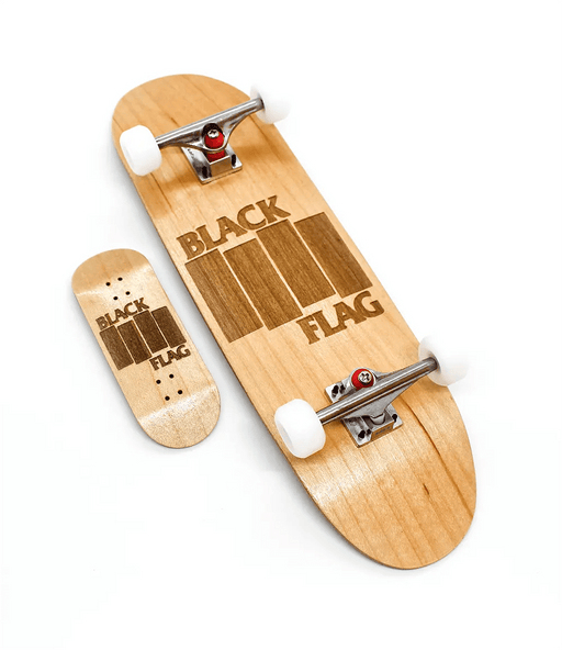 Malota x Caramel Black Flag Complete Handboard 7.3cm - Caramel Fingerboards - Fingerboard store