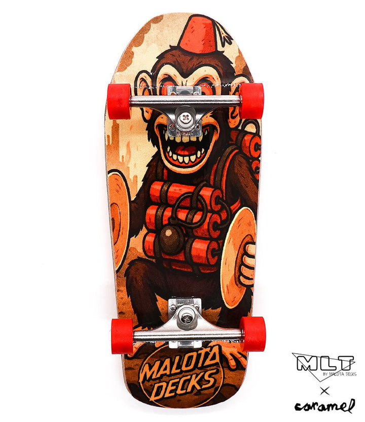 Malota x Caramel Mad Monkey Complete Fingerboard 38mm