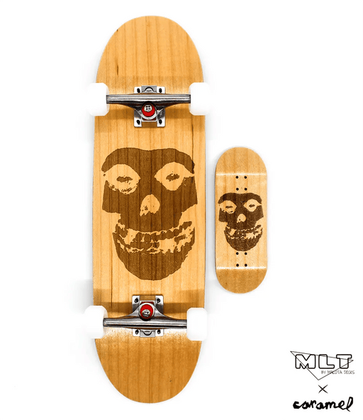 Malota x Caramel Misfits Complete Handboard 7.3cm - Caramel Fingerboards - Fingerboard store