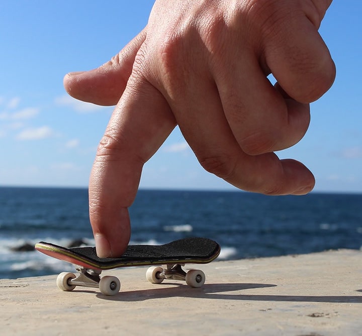 Fingerboard Skate de Dedo Vals Collab Caramel 34mm - Place Skate Shop