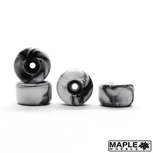Maple Black Swirl Bowl Fingerboard Wheels 9mm - Caramel Fingerboards - Fingerboard store