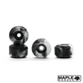 Maple Black Swirl Classic Fingerboard Wheels 7.6mm