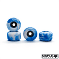 Maple Blue Swirl Classic Fingerboard Wheels 7.6mm