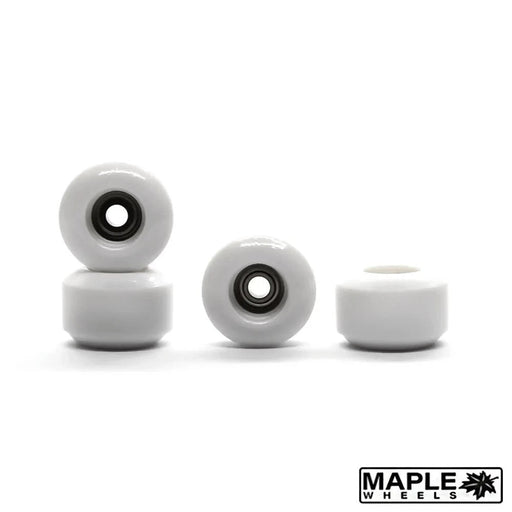 Maple Halo White Classic Fingerboard Wheels 7.6mm - Caramel Fingerboards - Fingerboard store
