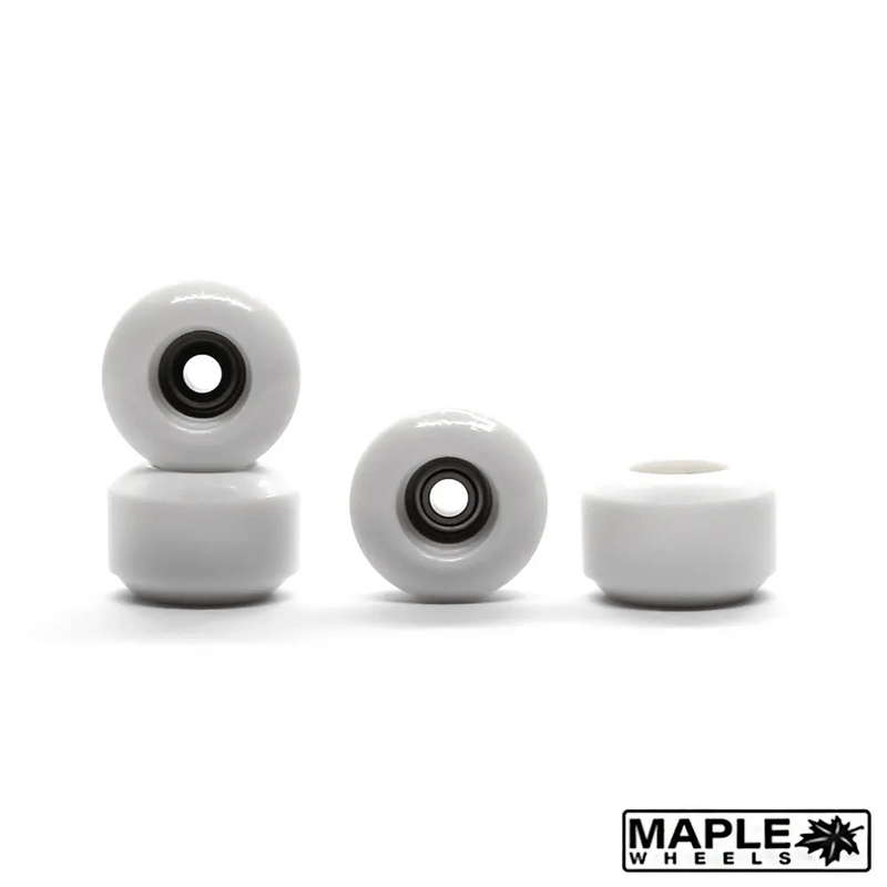 Maple Halo White Classic Fingerboard Wheels 7.6mm