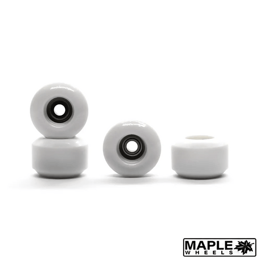 Maple Halo White Classic Fingerboard Wheels 7.6mm - Caramel Fingerboards - Fingerboard store