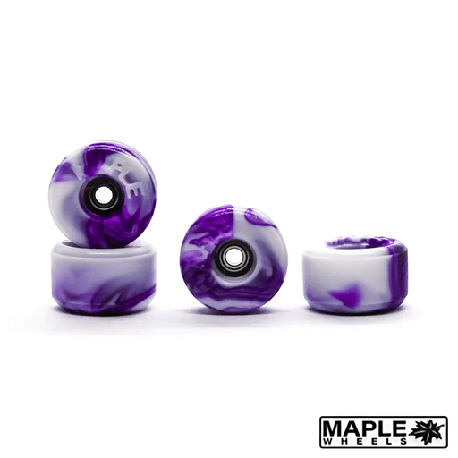 Maple Purple Swirl Bowl Fingerboard Wheels 9mm - Caramel Fingerboards - Fingerboard store