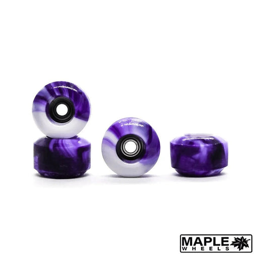Maple Purple Swirl Classic Fingerboard Wheels 7.6mm - Caramel Fingerboards - Fingerboard store