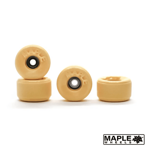 Maple Sandstone Bowl Fingerboard Wheels 9mm - Caramel Fingerboards - Fingerboard store