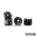 Maple x Shark Black Swirl Fingerboard Wheels 8.7mm