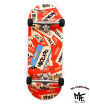 Mike FB x Caramel Hello My Name Complete Fingerboard 34mm - Caramel Fingerboards - Fingerboard store