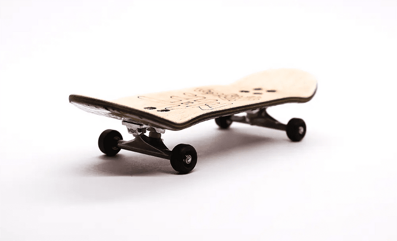 Mike FB x Caramel Hello My Name Complete Fingerboard 34mm - Caramel Fingerboards - Fingerboard store