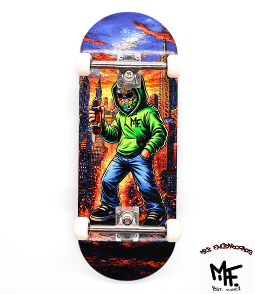 Mike FB x Caramel MW Pro Complete Fingerboard 34mm - Caramel Fingerboards - Fingerboard store