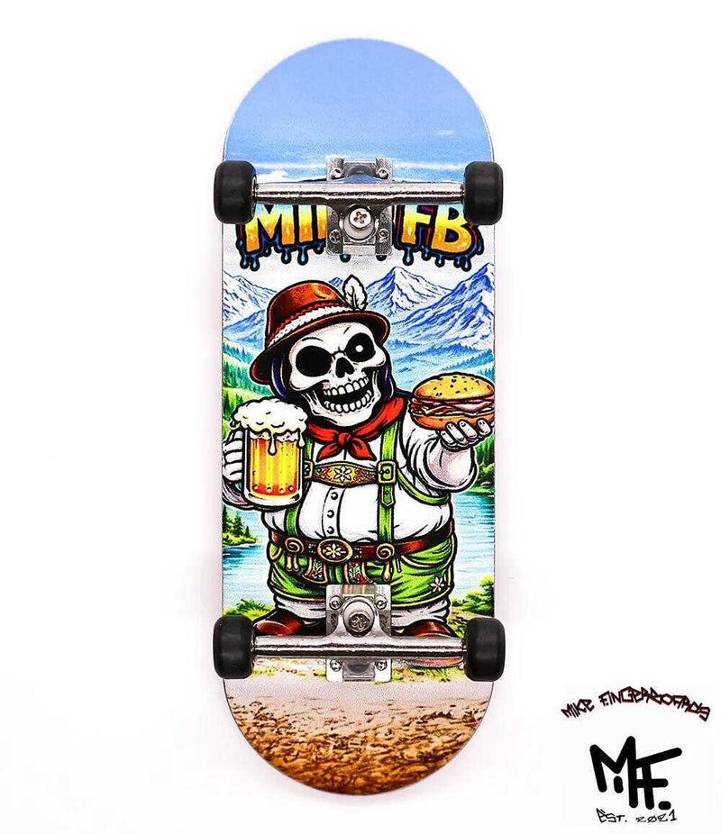 Mike FB x Caramel Skull Complete Fingerboard 34mm - Caramel Fingerboards - Fingerboard store