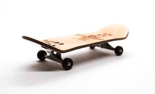 Mike FB x Caramel Trasher Art Green Complete Fingerboard 34mm - Caramel Fingerboards - Fingerboard store