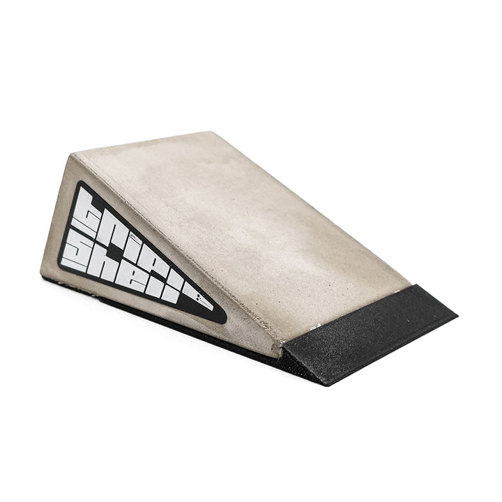 Triple Shell x Caramel Kicker Concrete Fingerboard Obstacle