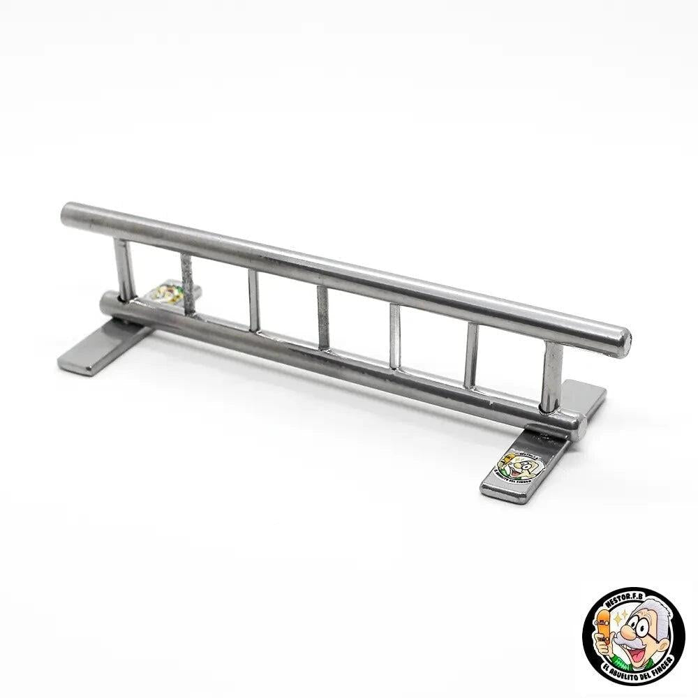 Nestor FB Silver Round Mini Metal Fingerboard Rail - Caramel Fingerboards - Fingerboard store