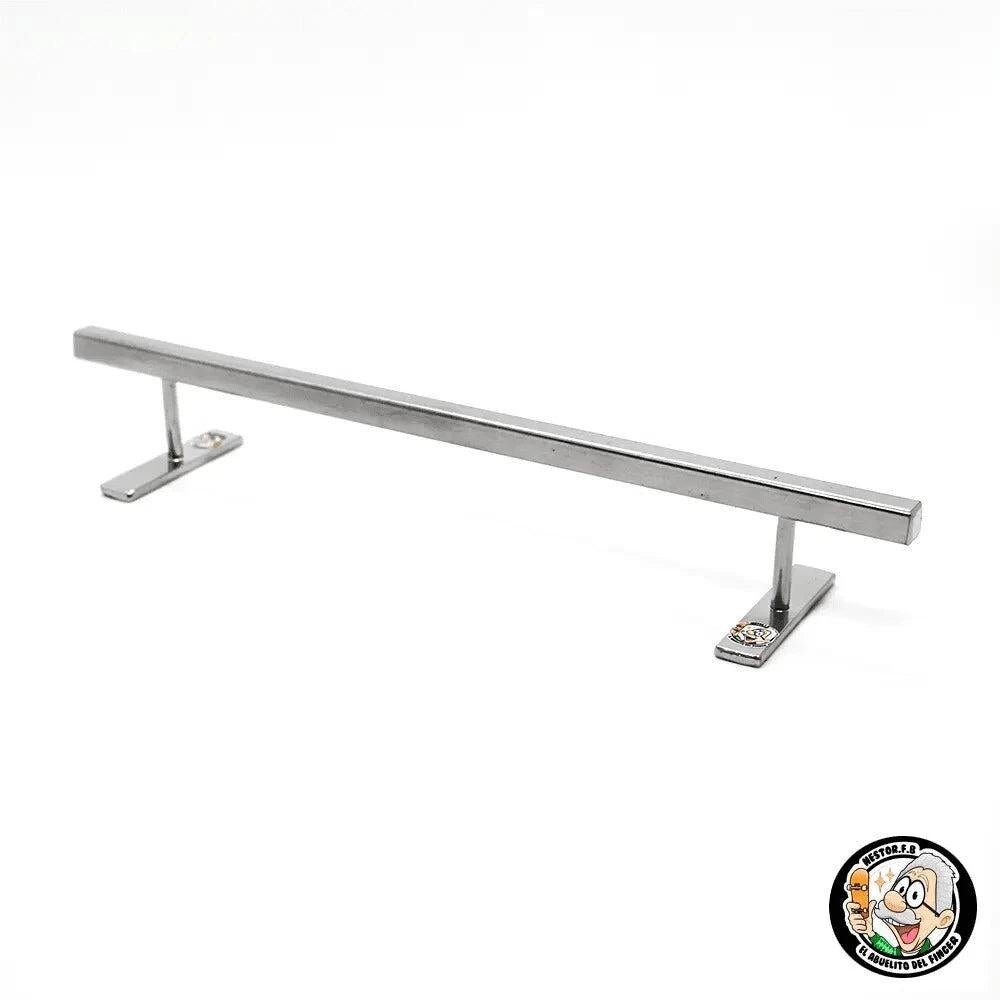 Nestor FB Silver Square Long Fingerboard Rail - Caramel Fingerboards - Fingerboard store