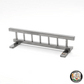 Nestor Fb Silver Square Mini Metal Fingerboard Rail
