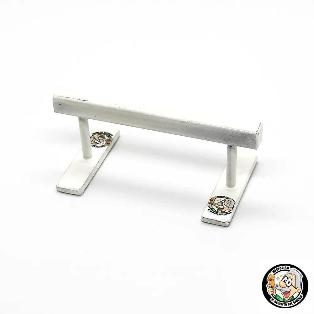 Nestor FB White Mini Metal Fingerboard Rail - Caramel Fingerboards - Fingerboard store
