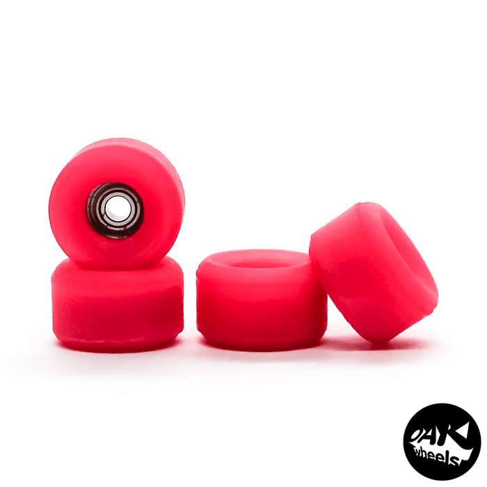 Oak RV2V Pink Fingerboard Wheels 7.5mm - Caramel Fingerboards - Fingerboard store